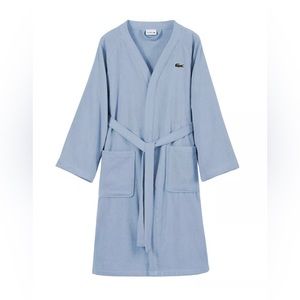 Never worn blue Lacoste robe